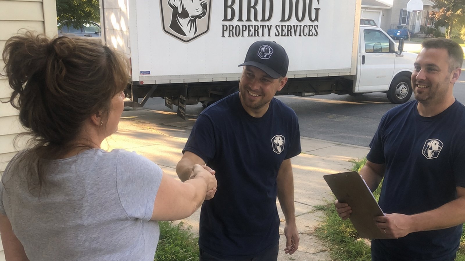 Bird Dog mover loading furniture into a truck in Raleigh